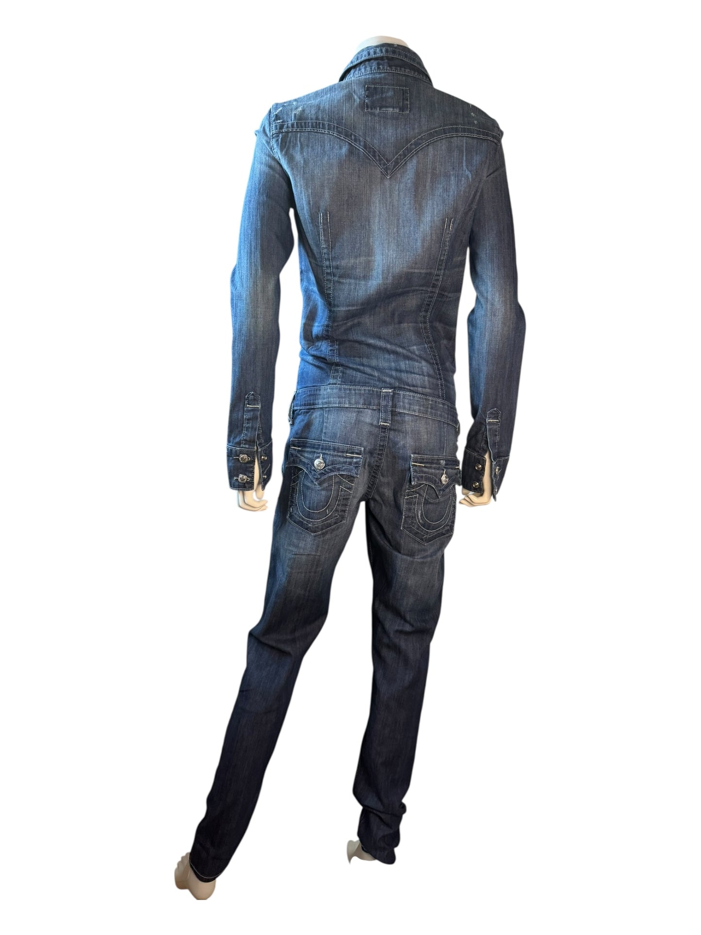 True Religion Denim Jumpsuit
