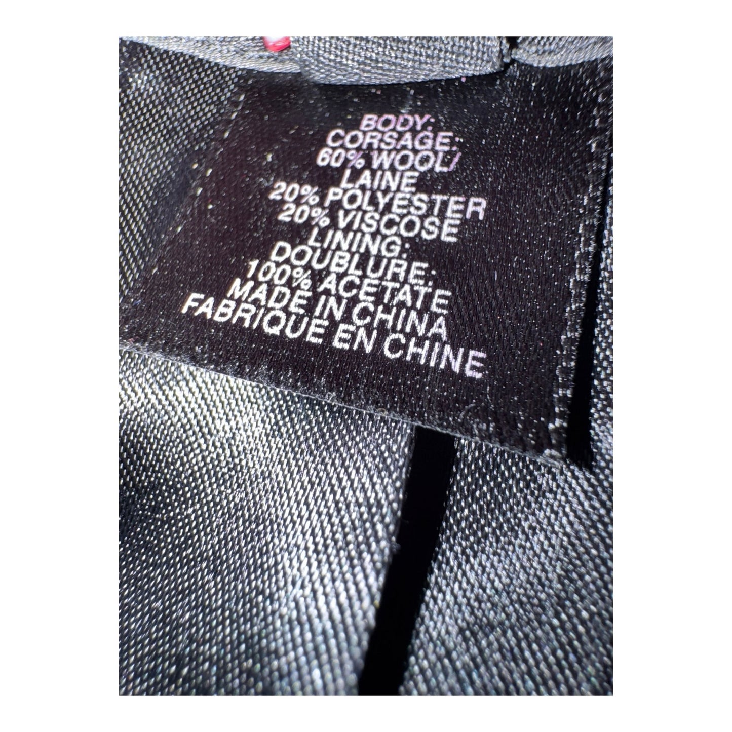 Pink Tartan Wool Moto Jacket