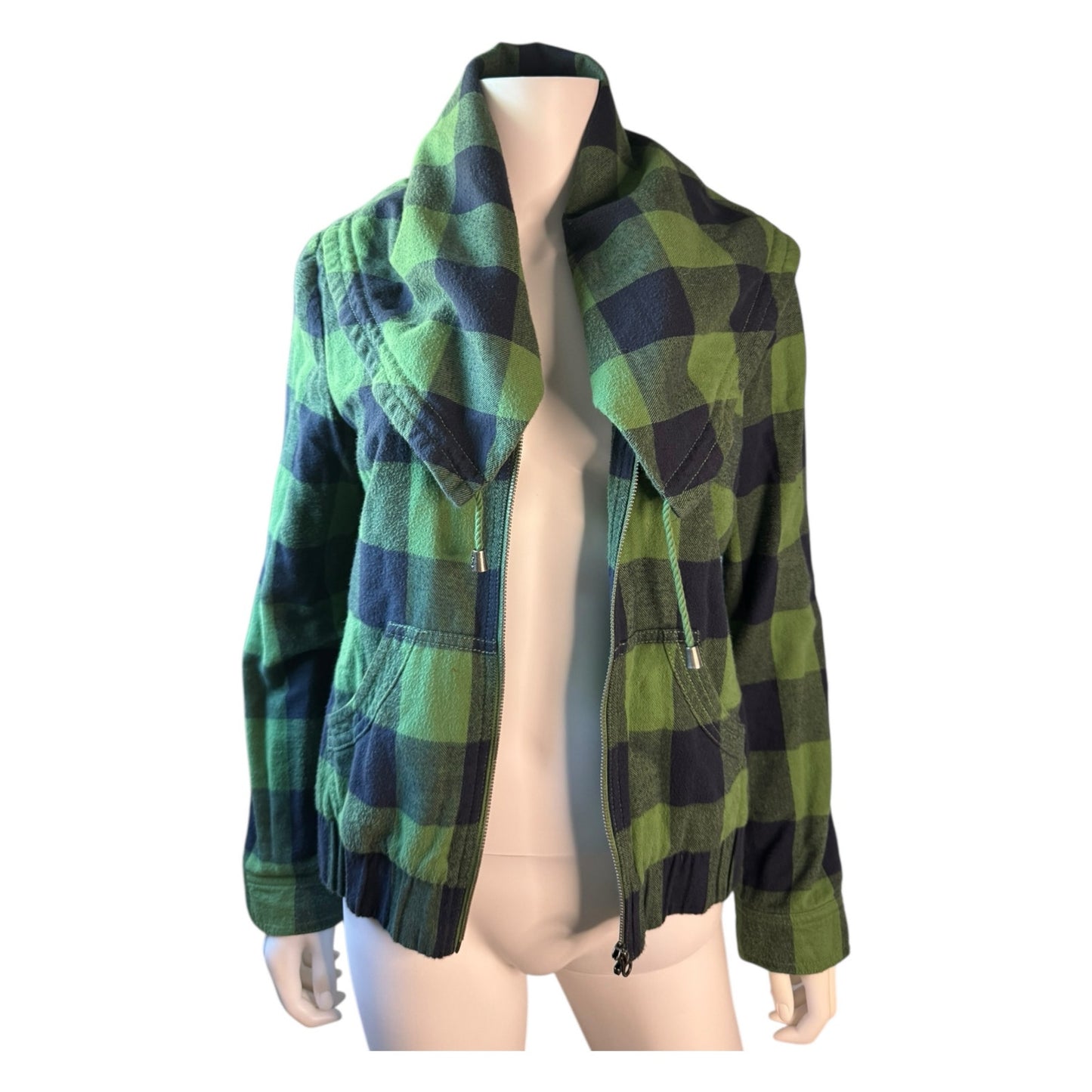 Juicy Couture Plaid Retro Jacket