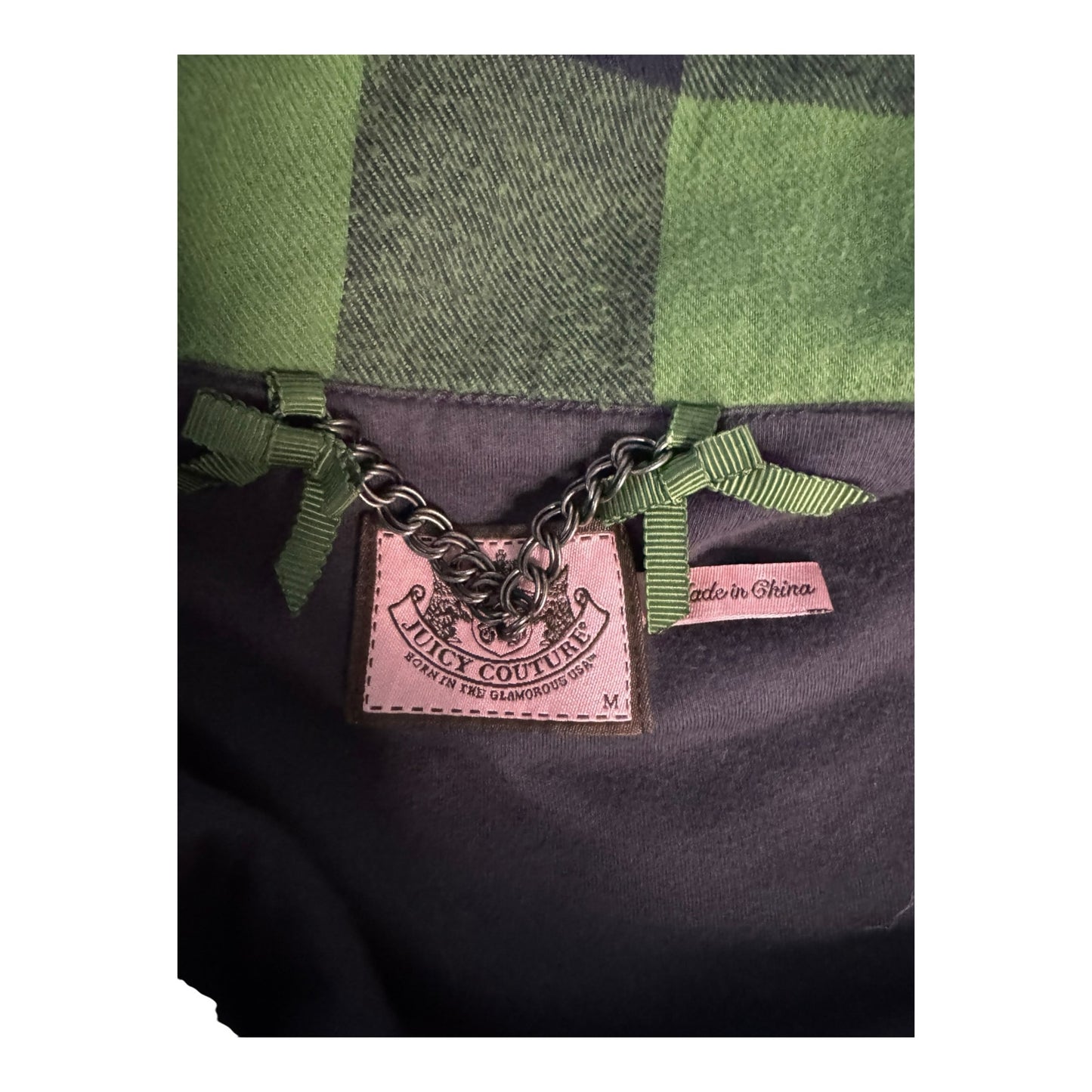 Juicy Couture Plaid Retro Jacket