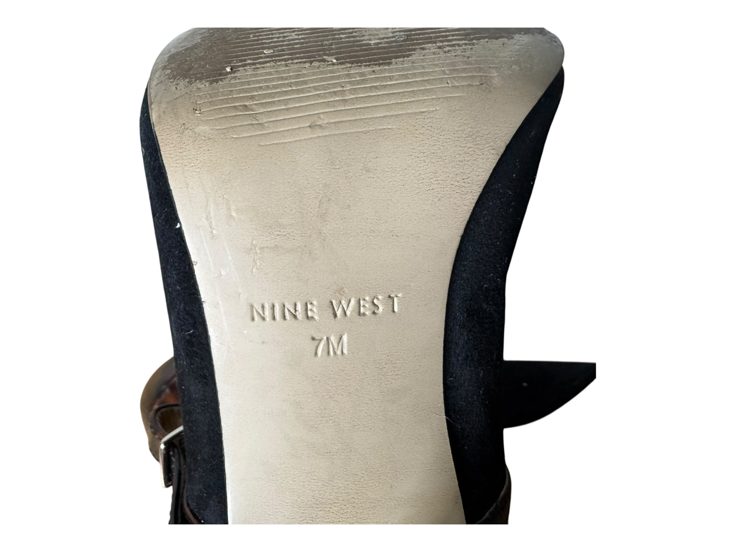 Nine West Tortoise Suede Heels