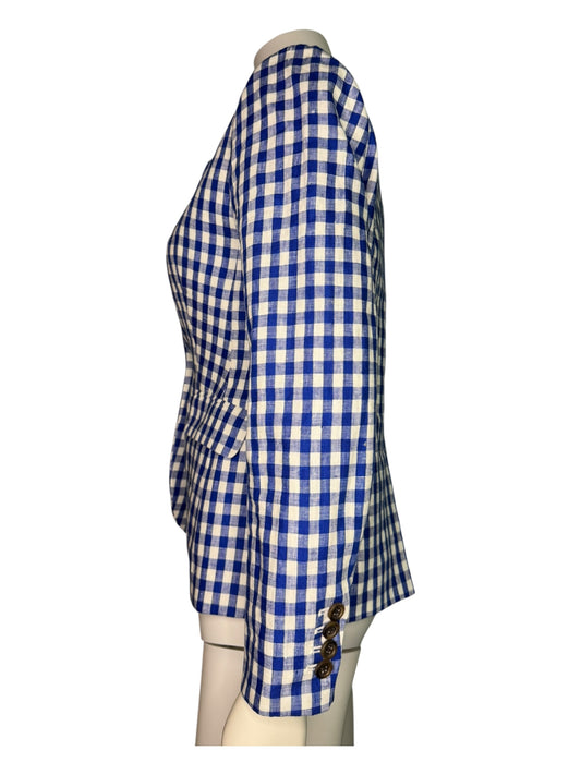 J Crew Gingham Blazer