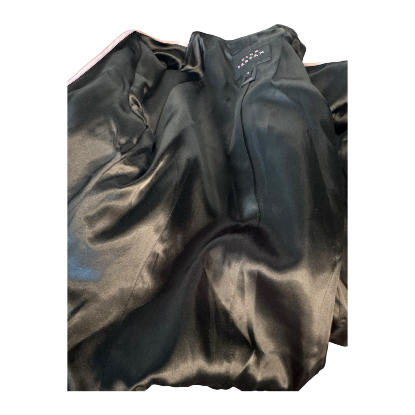 Pink Tartan Wool Moto Jacket
