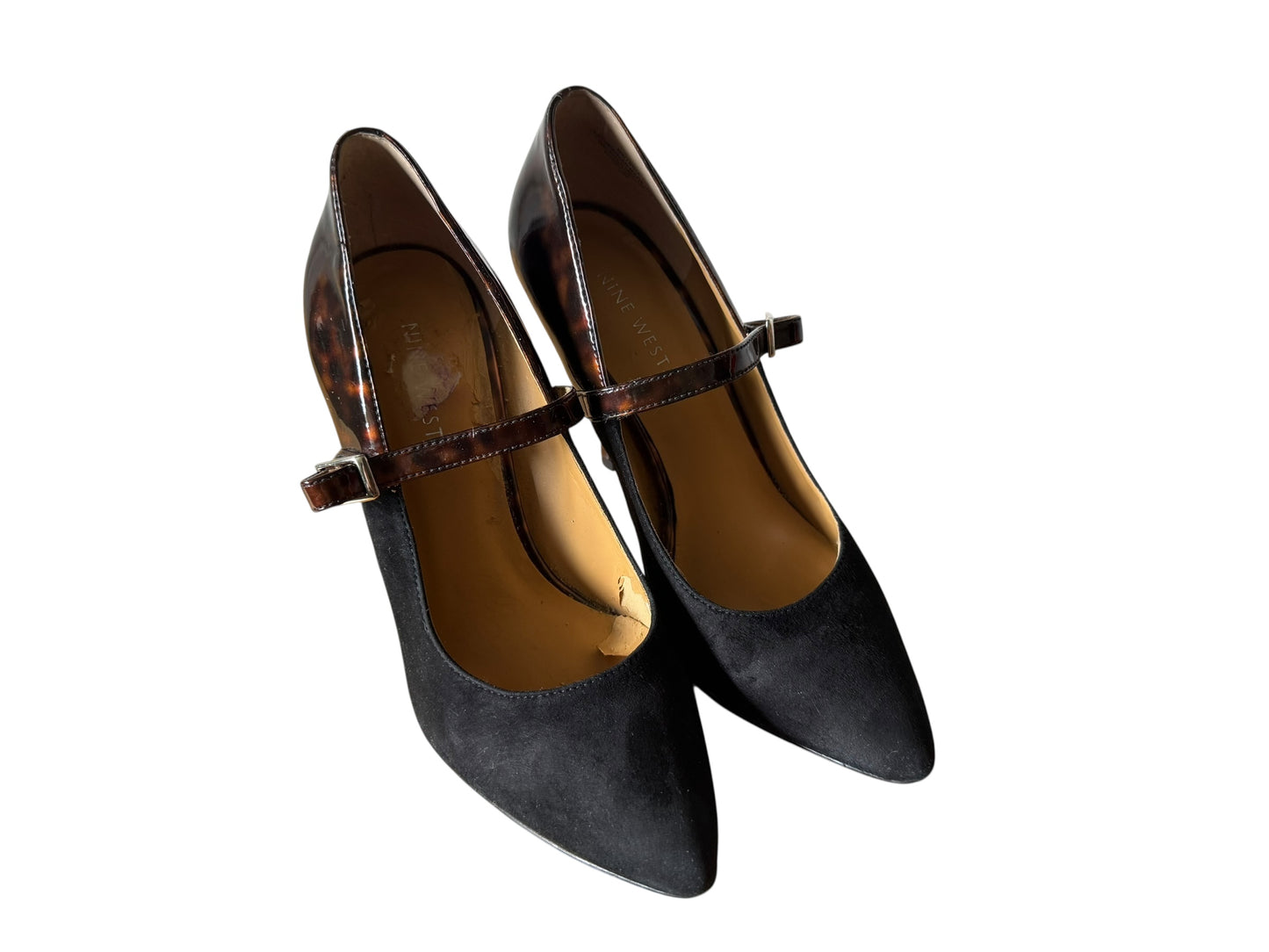 Nine West Tortoise Suede  Heels