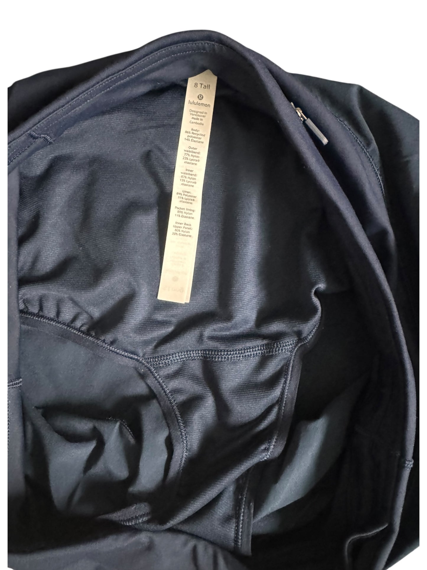 Lululemon Shorts Navy 8 Tall