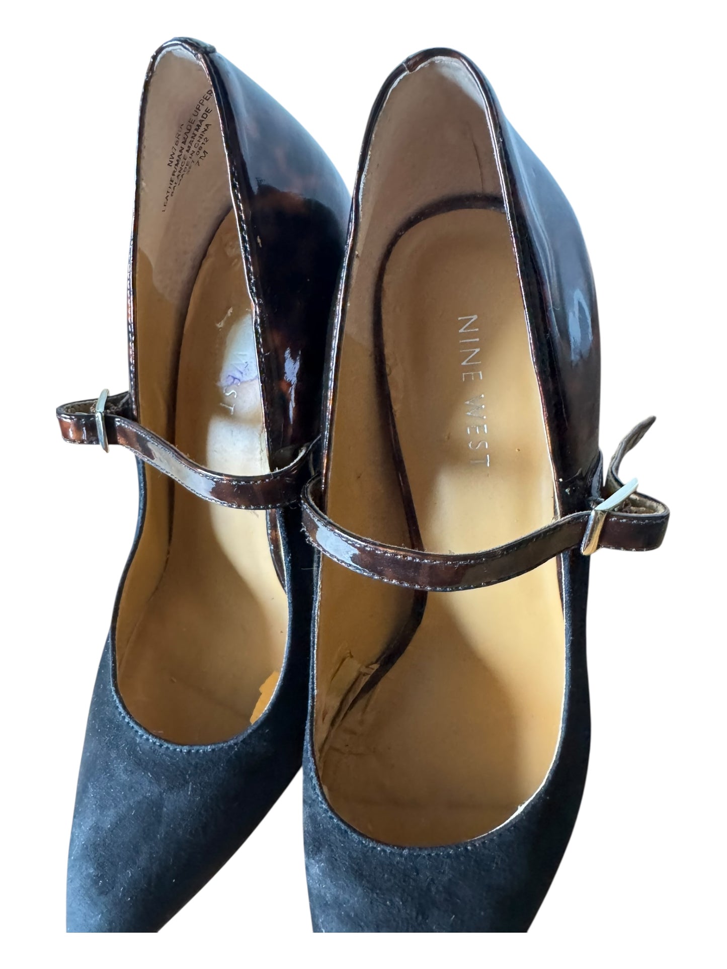 Nine West Tortoise Suede  Heels