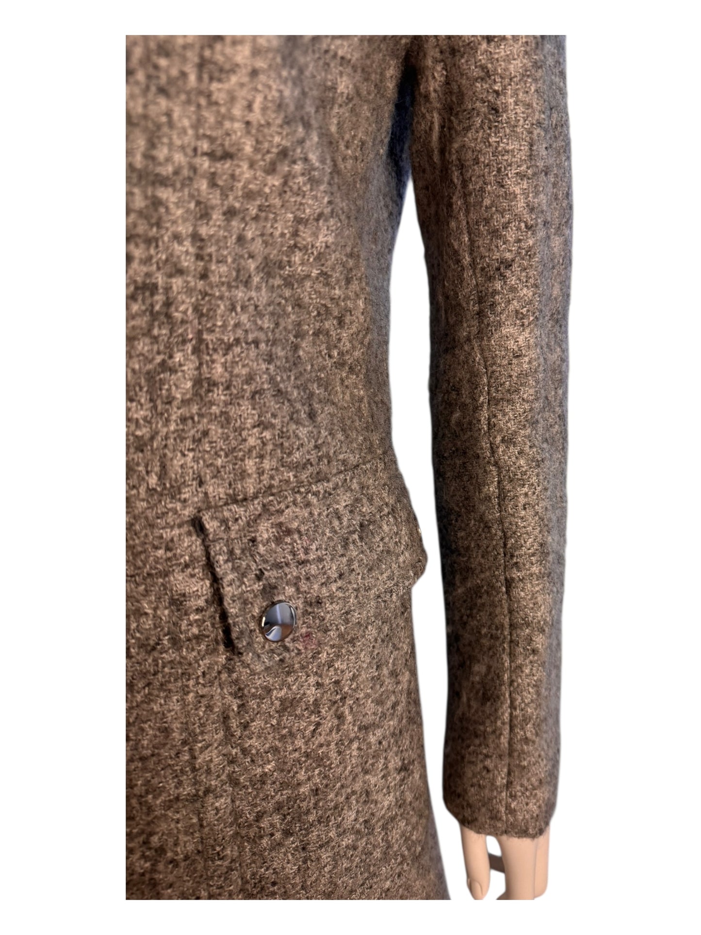 Kenneth Cole Hooded Wool Coat