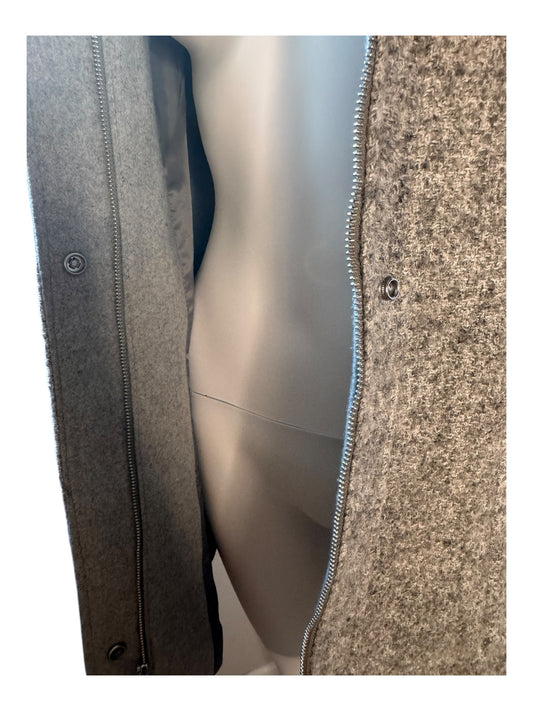 Kenneth Cole Hooded Wool Coat